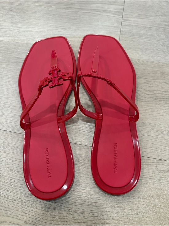 Tory Red Jelly Sandals Tory Burch 7 (37.5) | Mercari Tory Burch Roxanne Jelly sandals flip flop mini millers sz 10 red